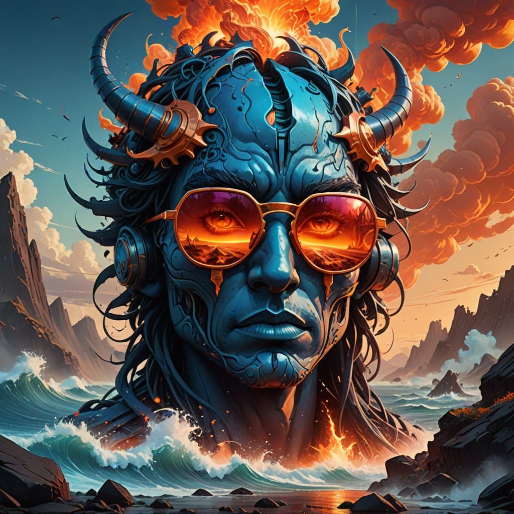 Fantastical Earth Goddess Radiates Vibrant Energy