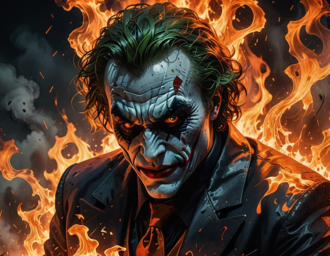The Joker as Elemental Spirit of Smoke and Embers