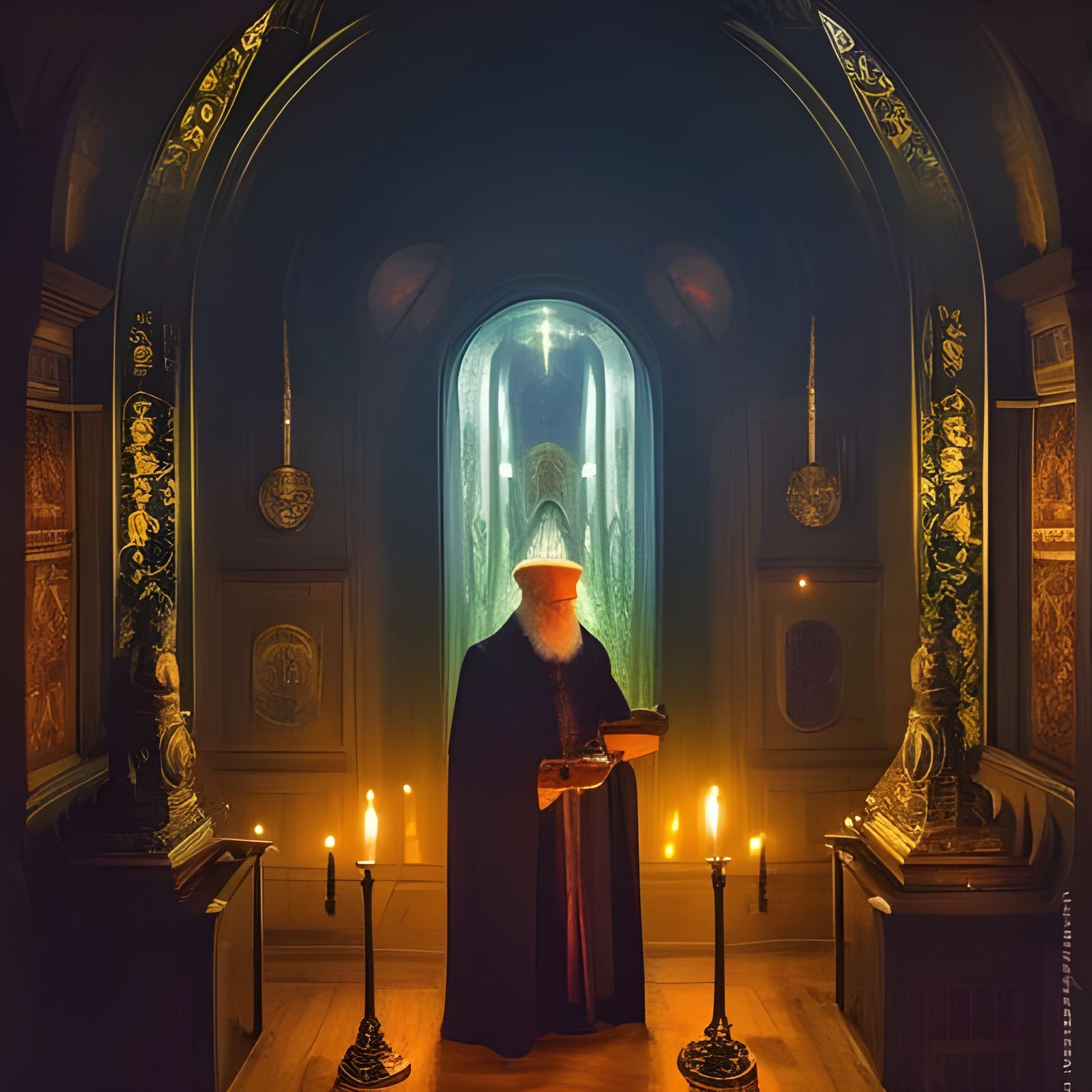 Wizard's Crypt: A Hyperrealistic Magic Portal