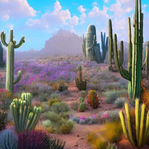 New Mexico High Desert Matte Painting