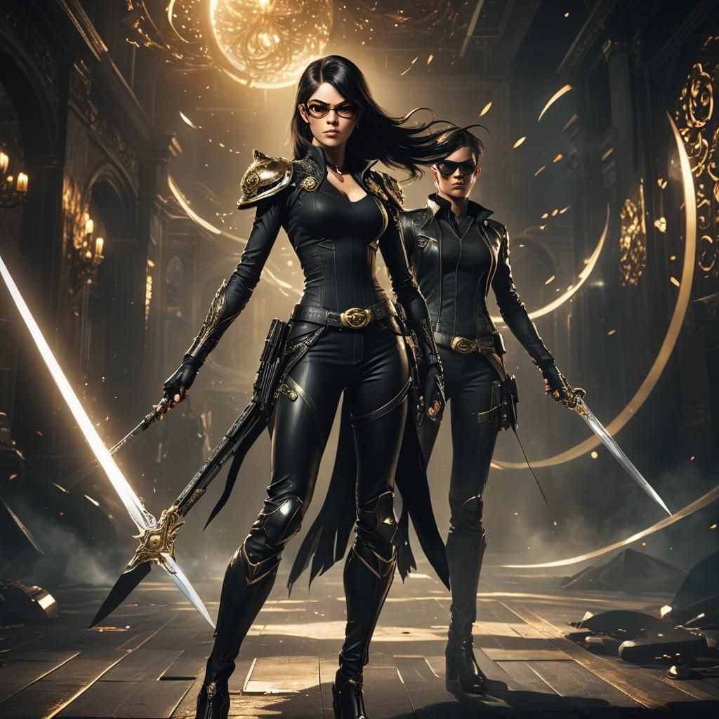 Bayonetta in Hyper-Realistic Digital Art