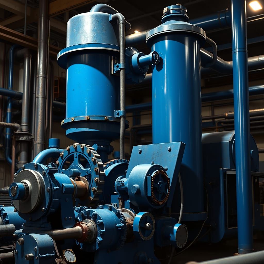 Industrial Cobalt Blue Mixing Machine