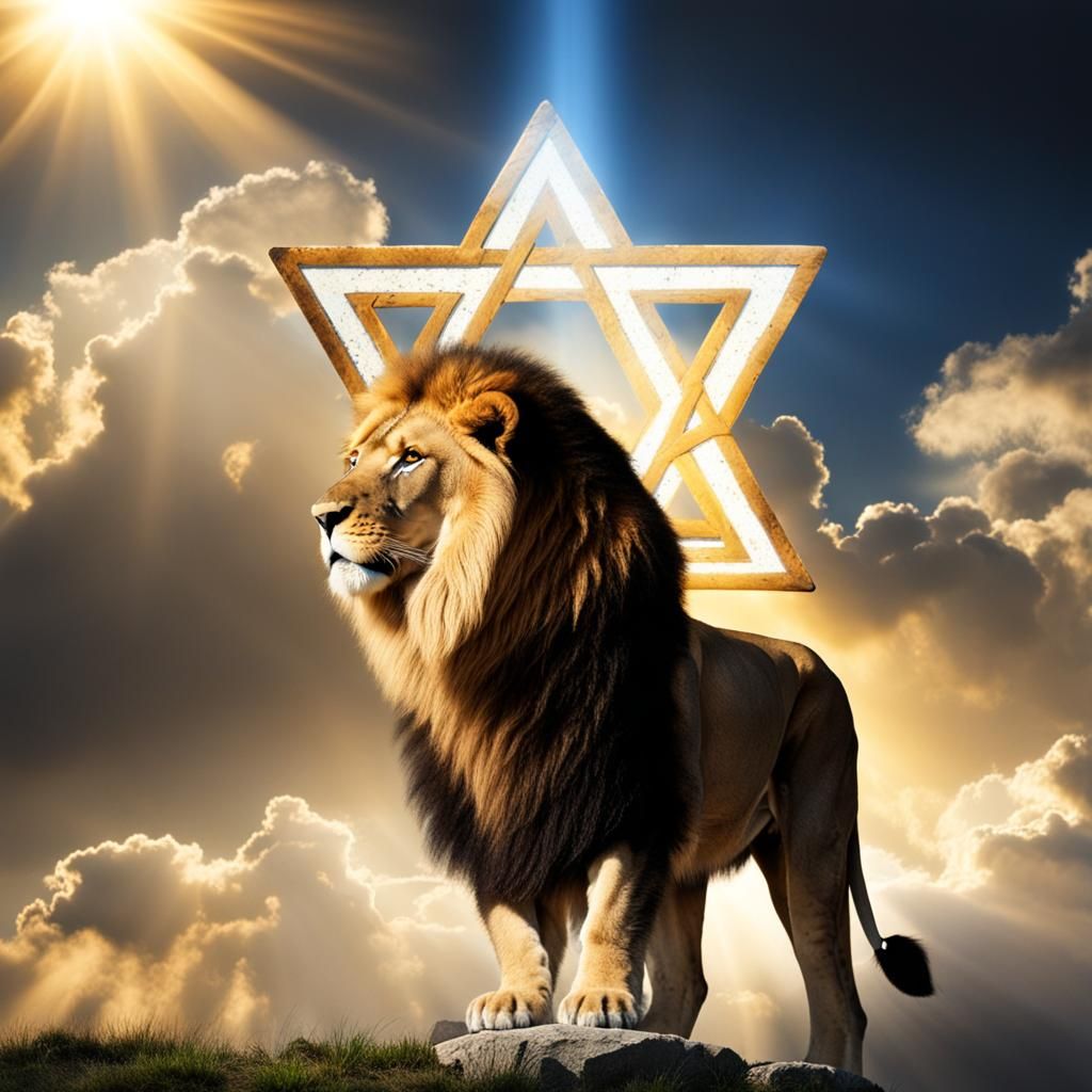 Lion and Lamb in Divine Heavenly Light