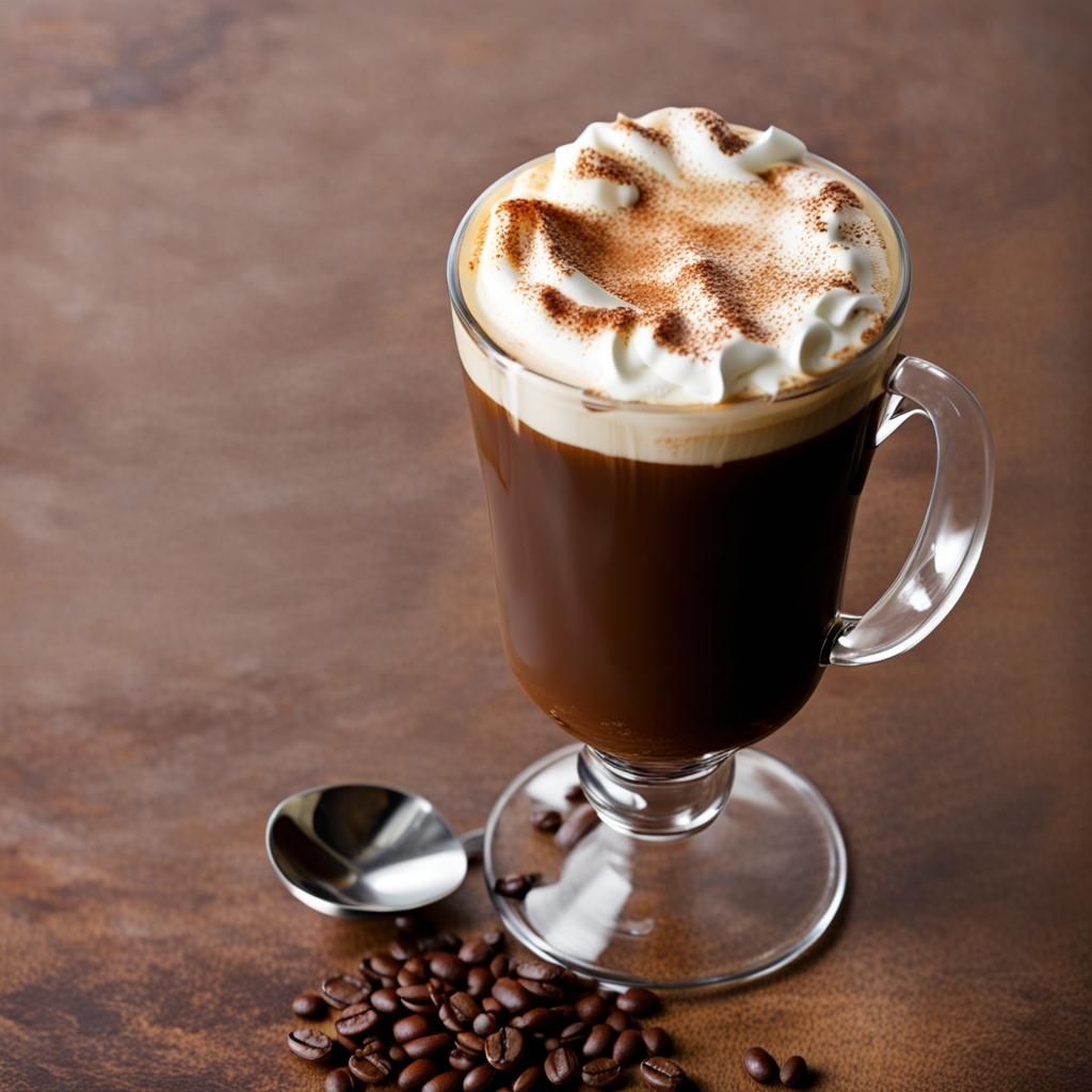Inviting Irish Coffee Digital Render