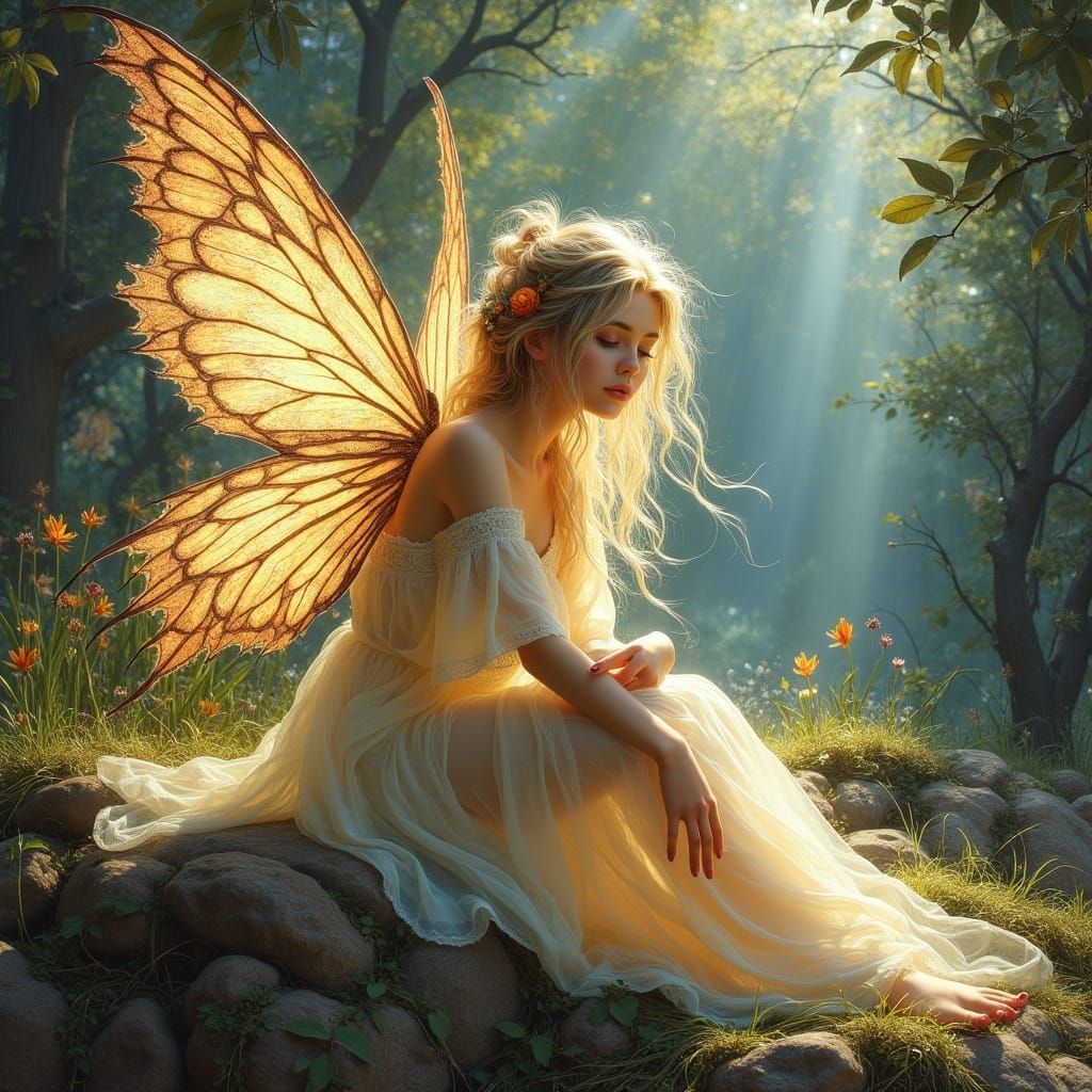 Ethereal Fairies: Shimmering Whispers in Dreamlike Vision