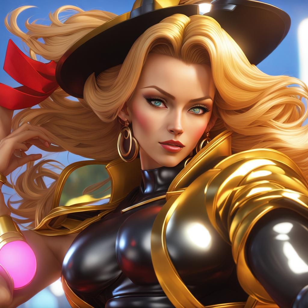 Kylie Minogue as Cammie in GameArtCore Style