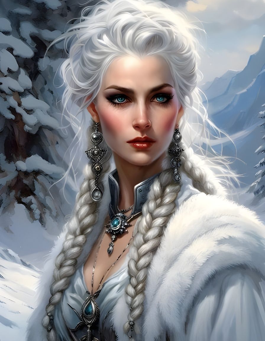 Pristine White Snow Landscape