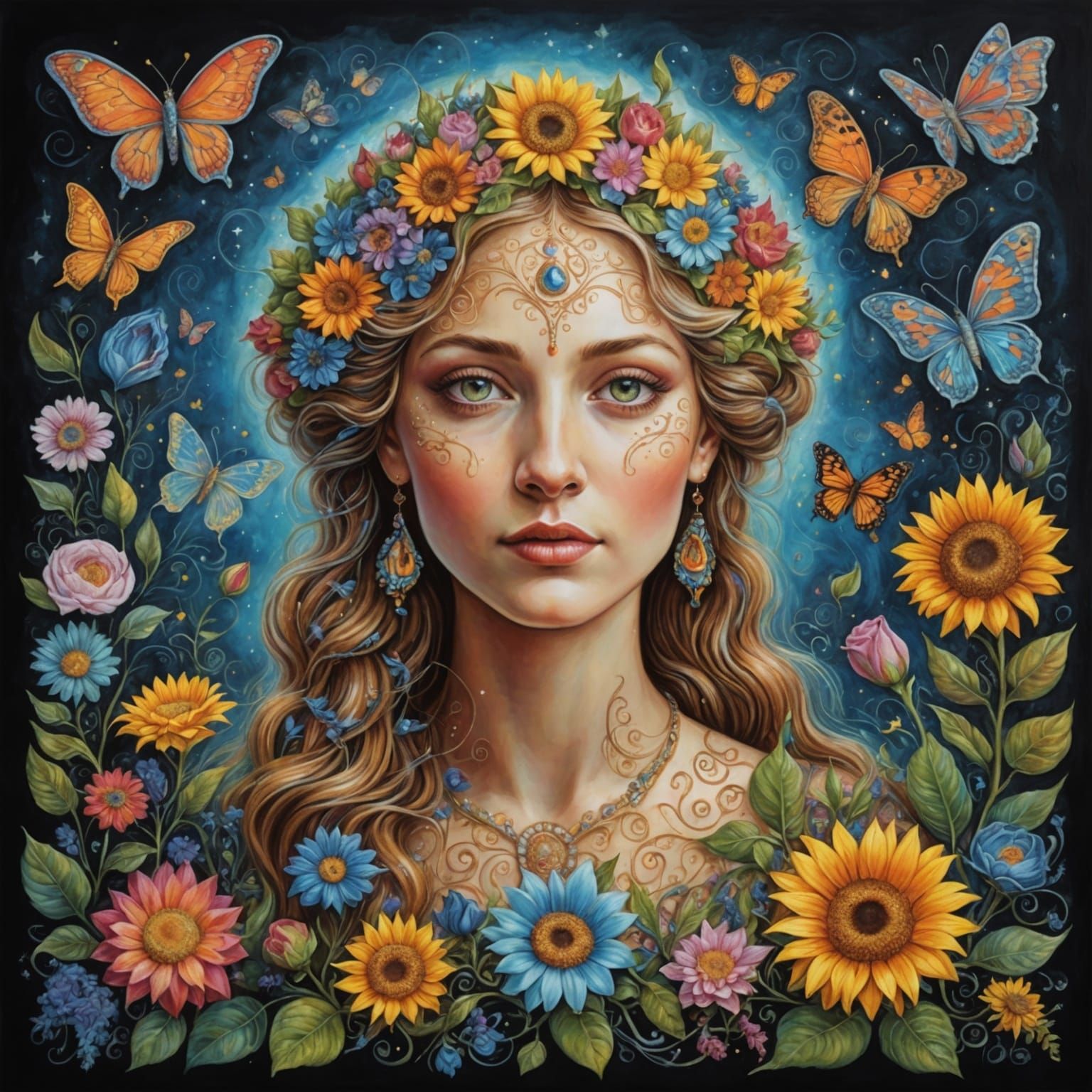 Fantastical Chalk Art Inspired by American Pie