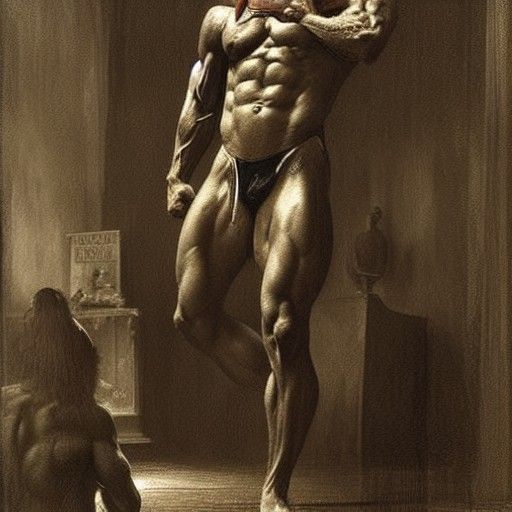 Divine Bodybuilders in Horror Style