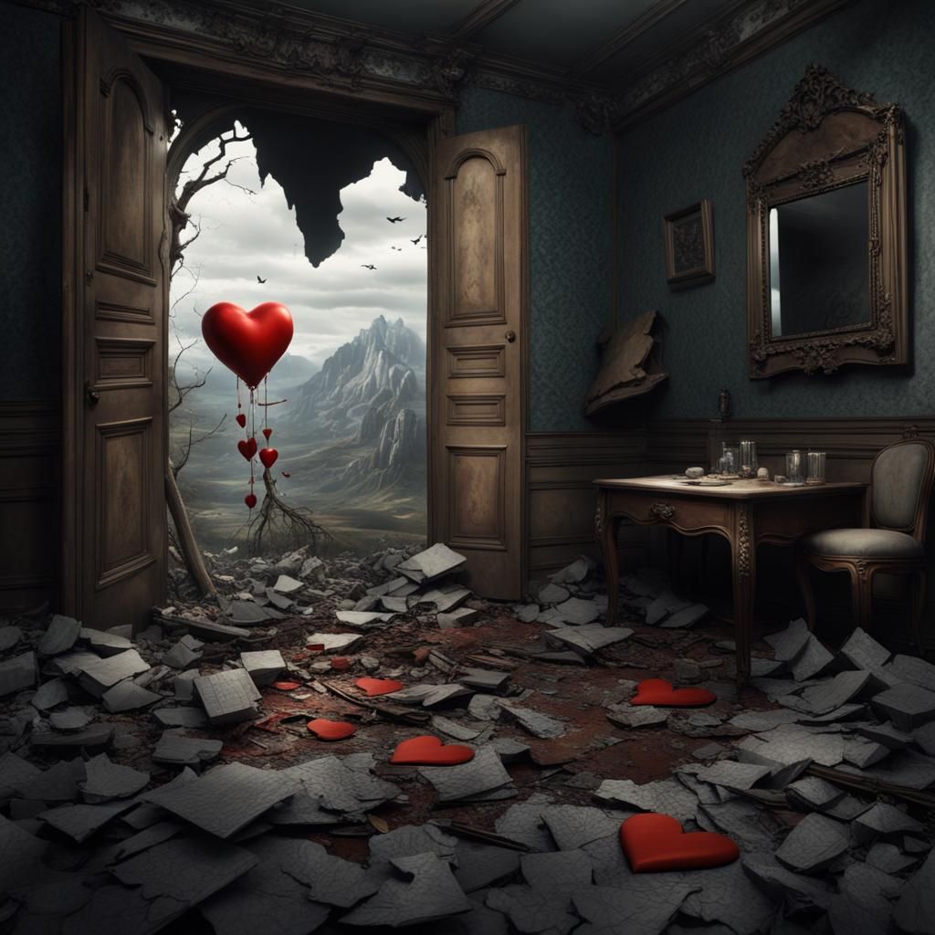 Broken Heart Mended: Fantasy Concept Art