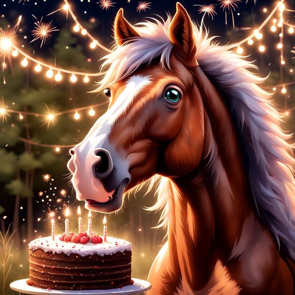 Happy Birthday Horse