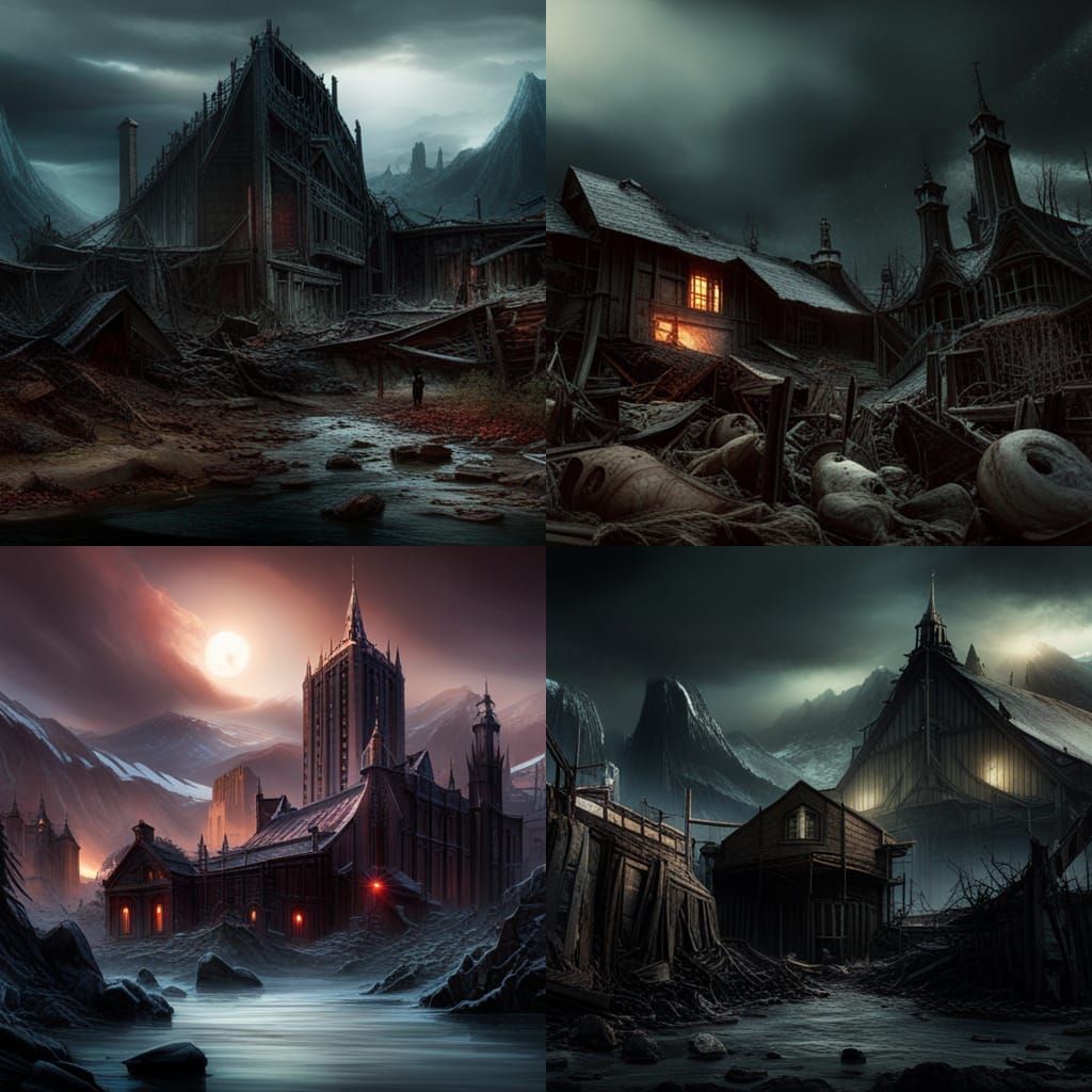 Epic Cannibal Corpse Digital Matte Painting