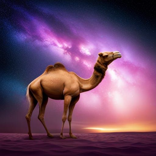 Nebula Camel: A Cosmic Masterpiece in Space Photography Styl...