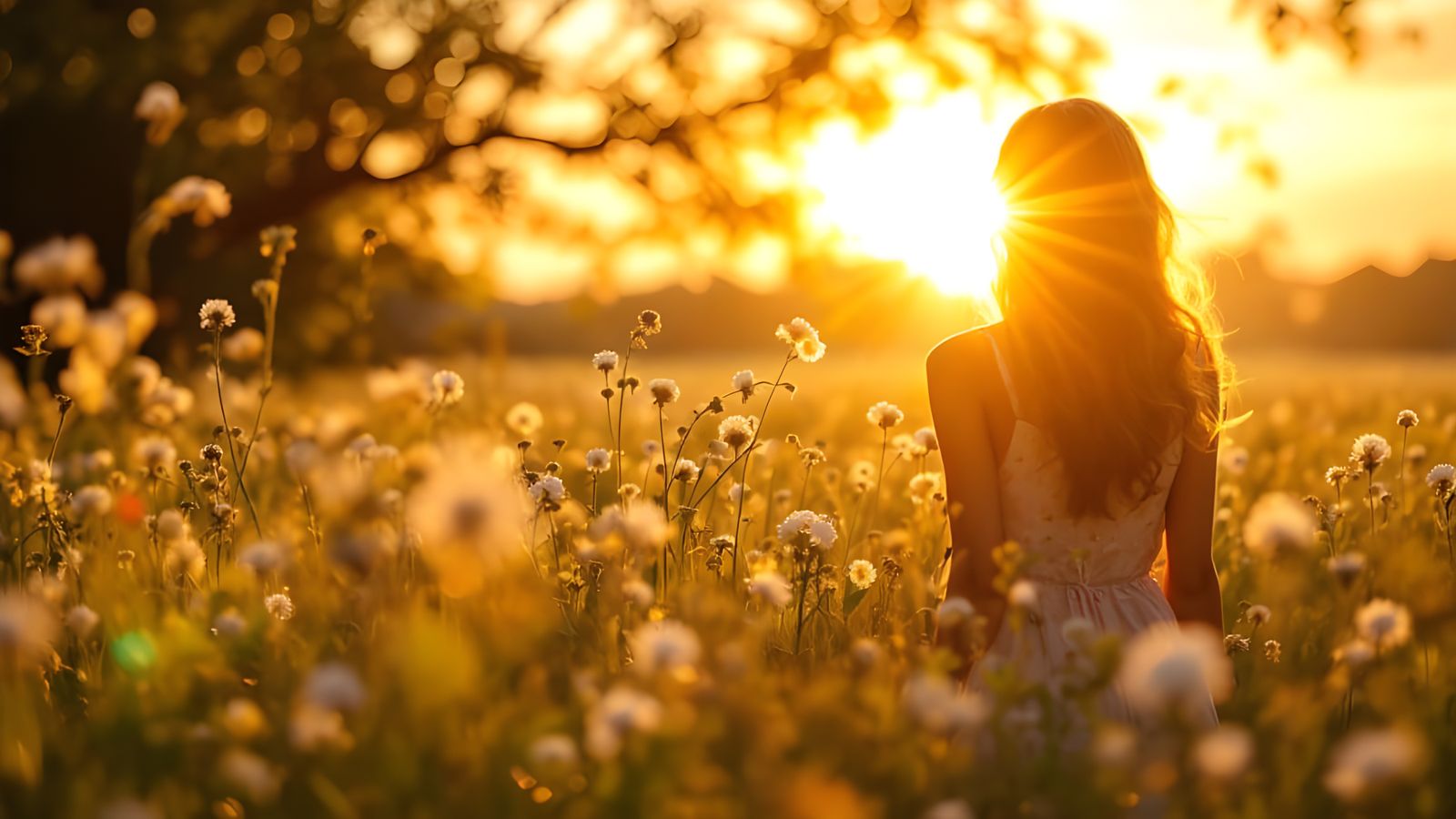 Morning's Gentle Awakening in Vibrant Watercolor Style