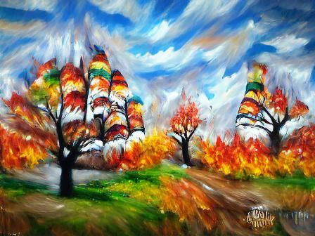 Autumn Storm: A Landscape of Fury