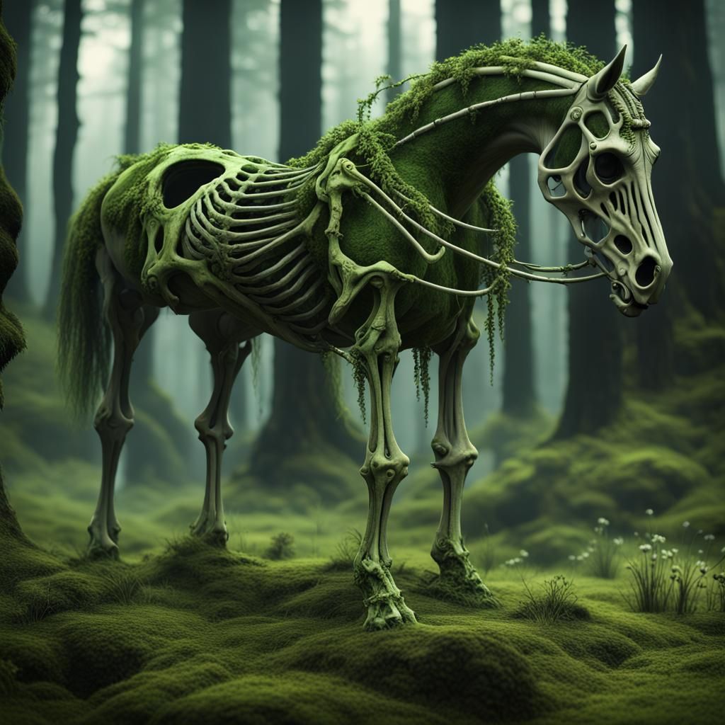 Horse skeleton