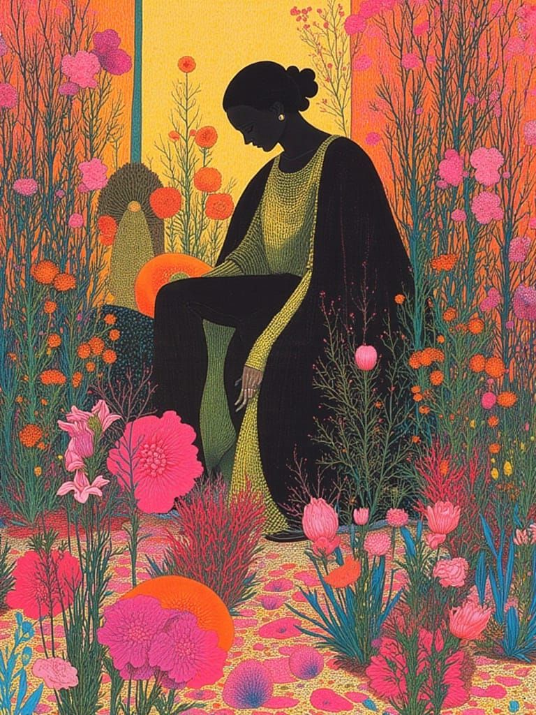 <lora:Somniorum:0.8> <lora:Praestrigiae:0.1> <lora:Concelo:0.5> in a fusion of surrealism and naïve art, by Antonio Saur...