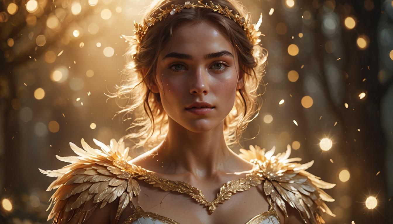 Ethereal Portrait of a Perfect Person in Digital Art