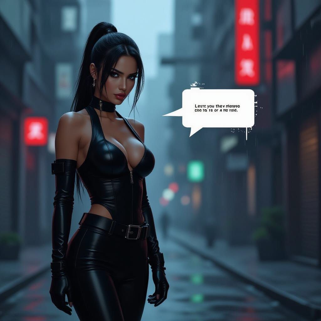 Lexi Sends a Cryptic Message in Gritty Urban Style