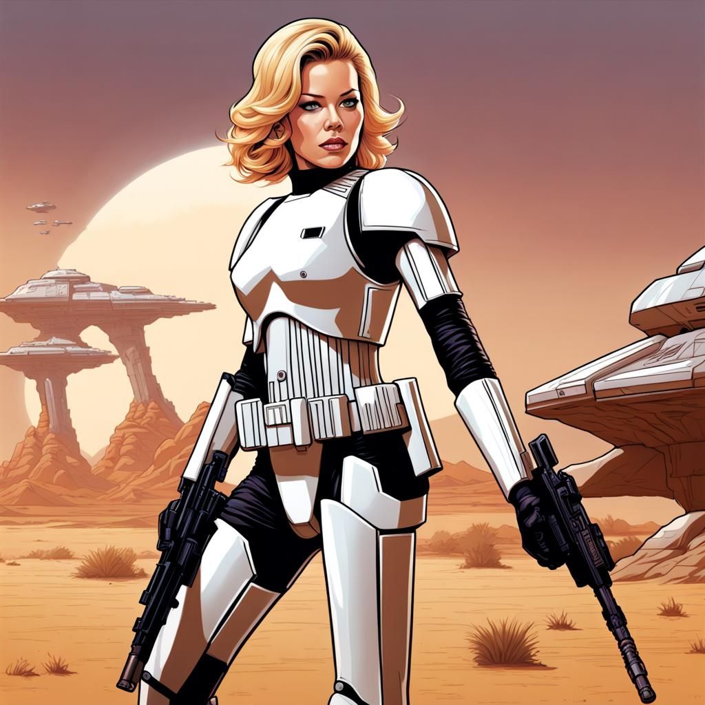 Elizabeth Banks as Stylish Imperial Stormtrooper