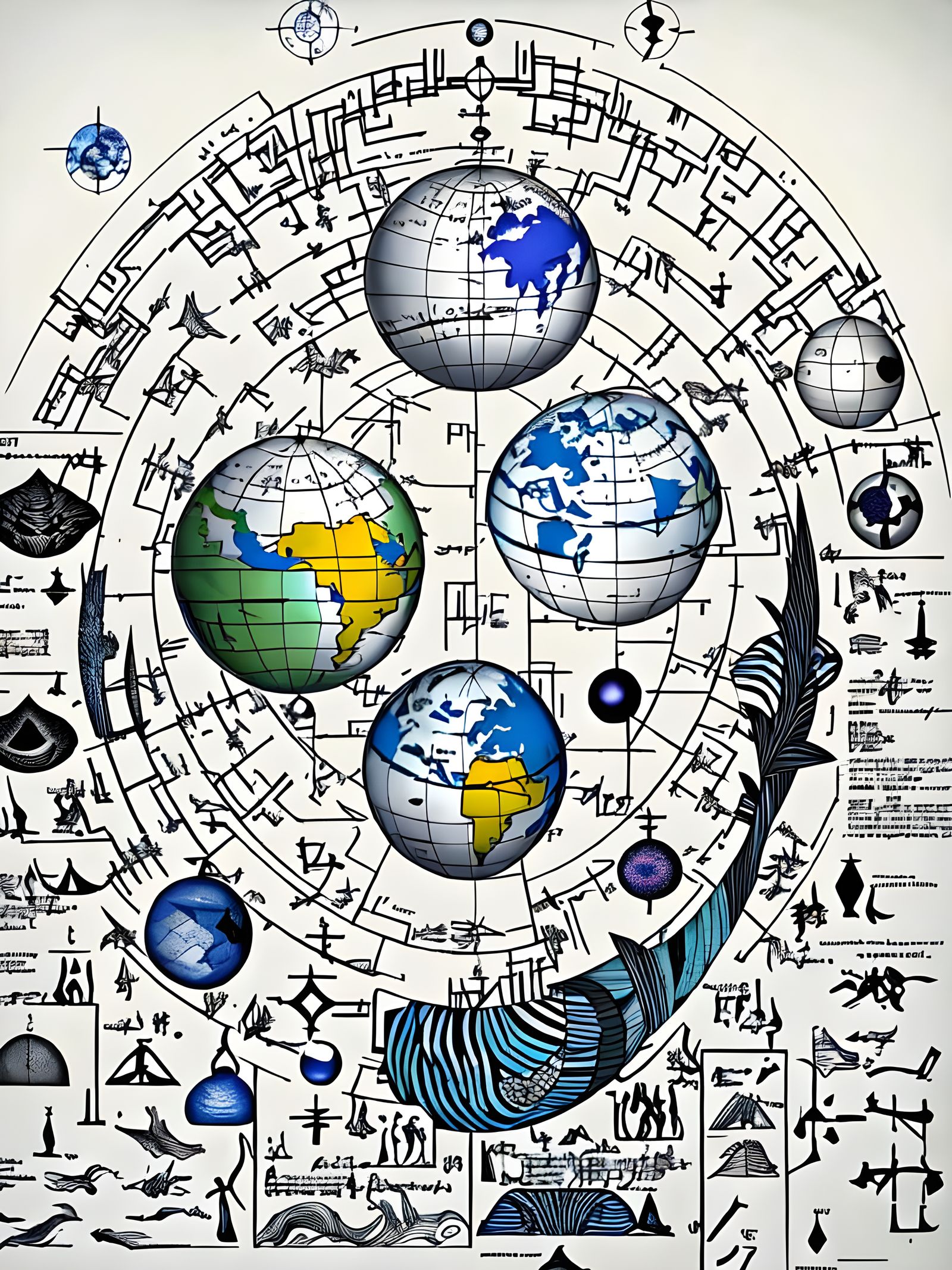 Biodiversity Menagerie as Earth Instruction Manual