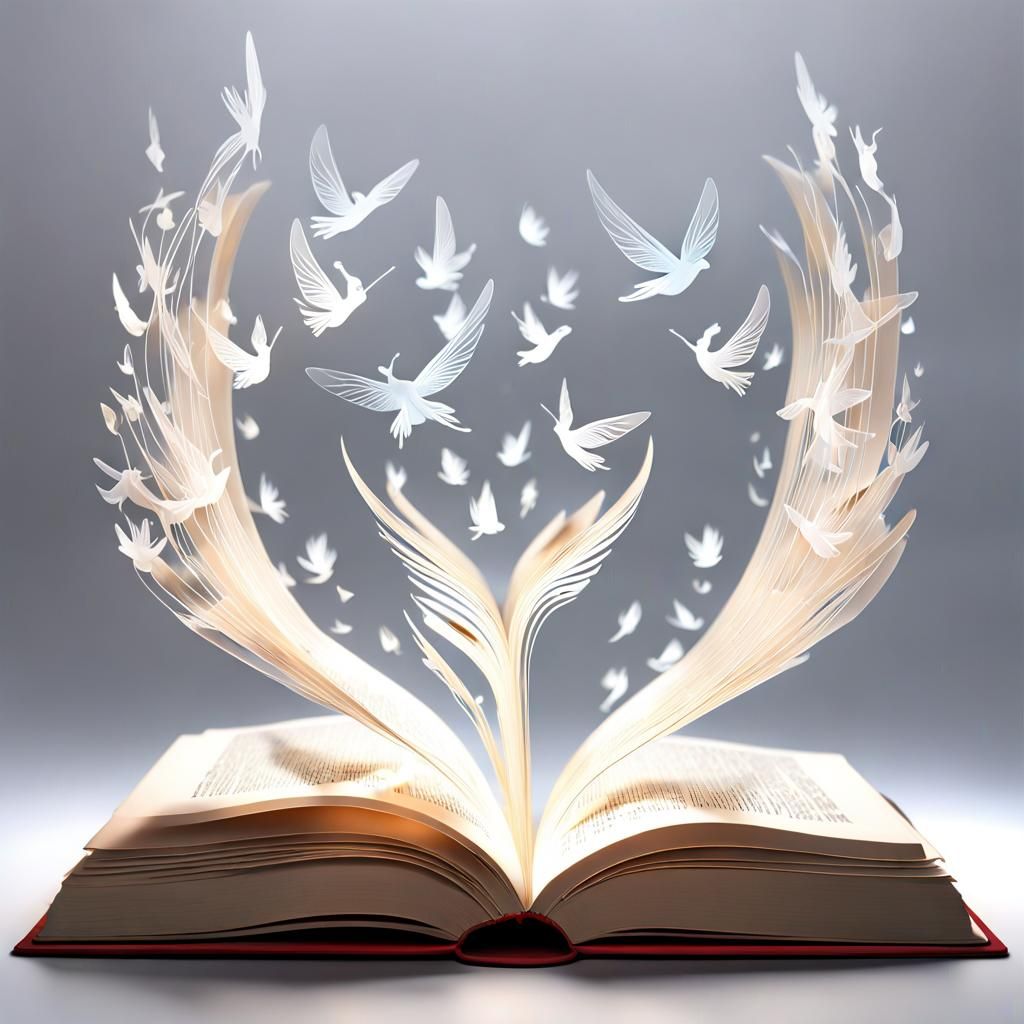 Spectacular Fantasy Book of Elven Ghosts in 3D