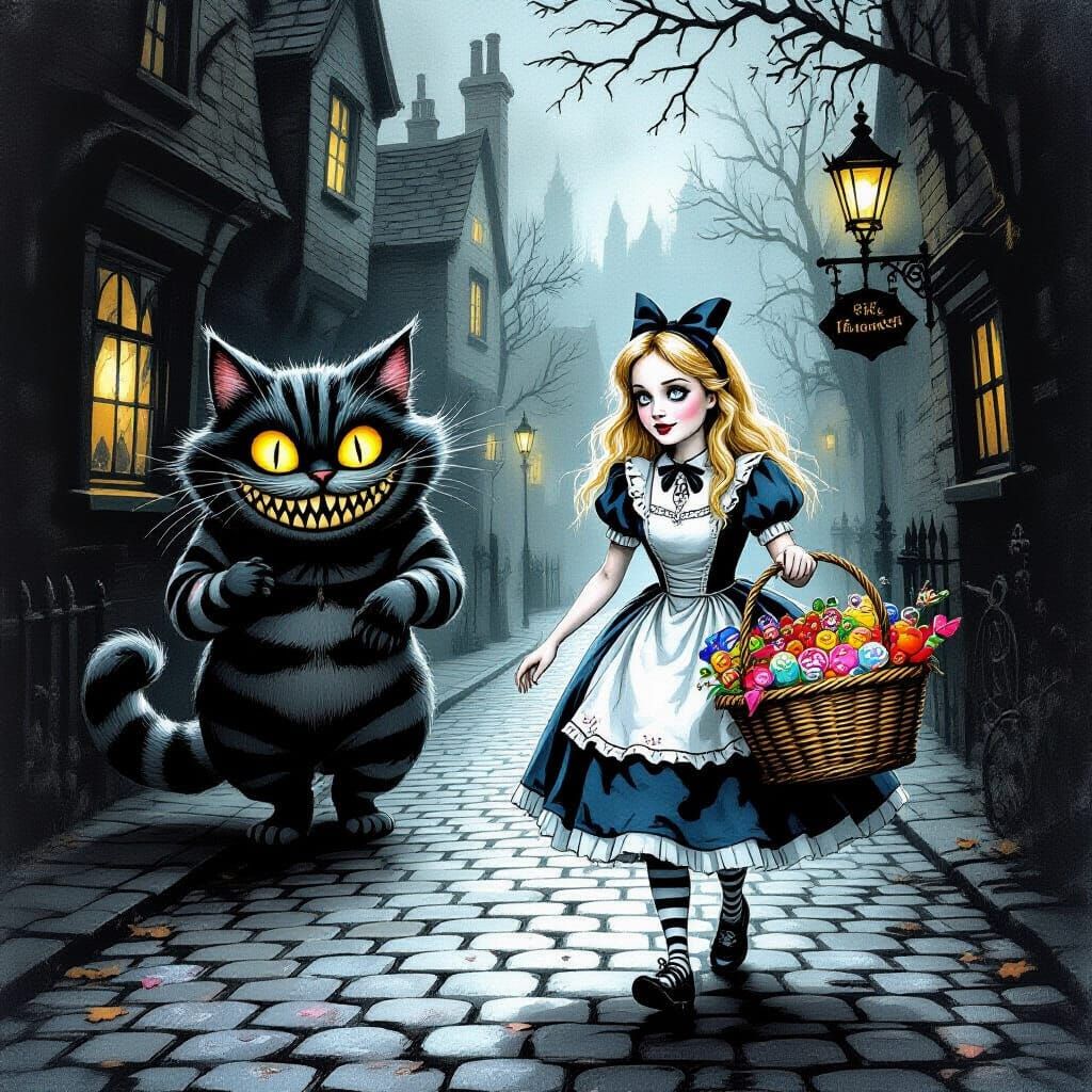 Alice goes trick or treat