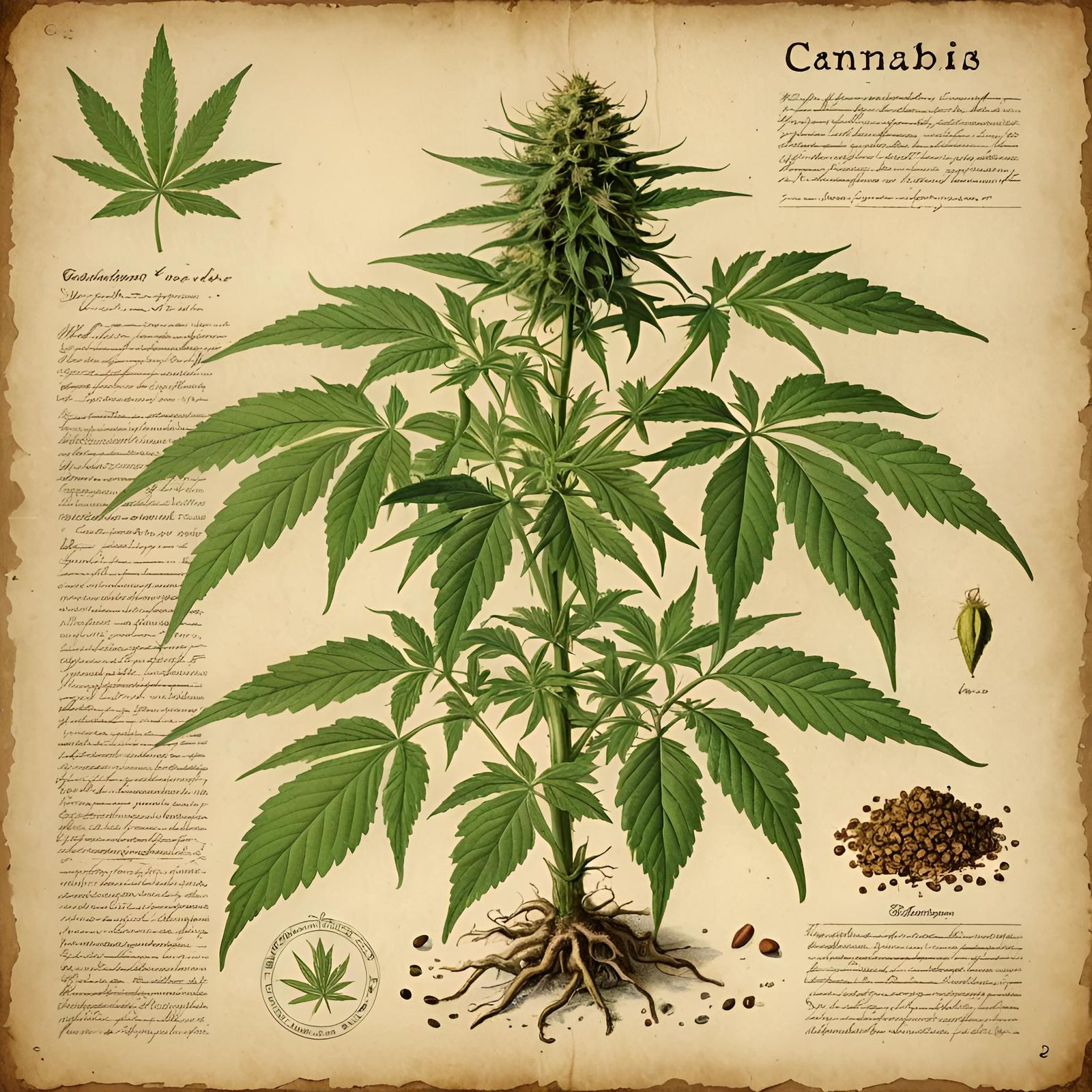 Medicinal cannabis plant