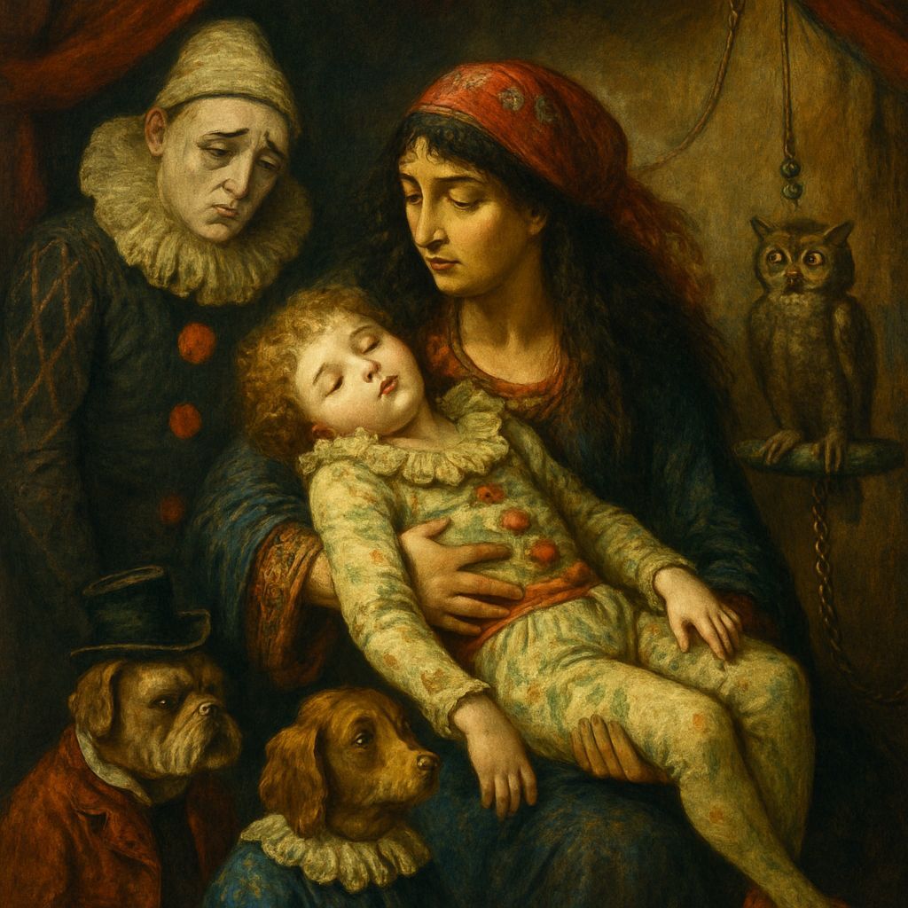 Circus Accident in Gustave Doré Style