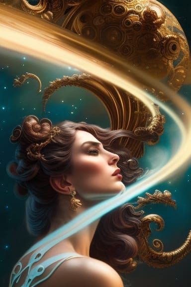 Rococo Jupiter Off-gassing in Space