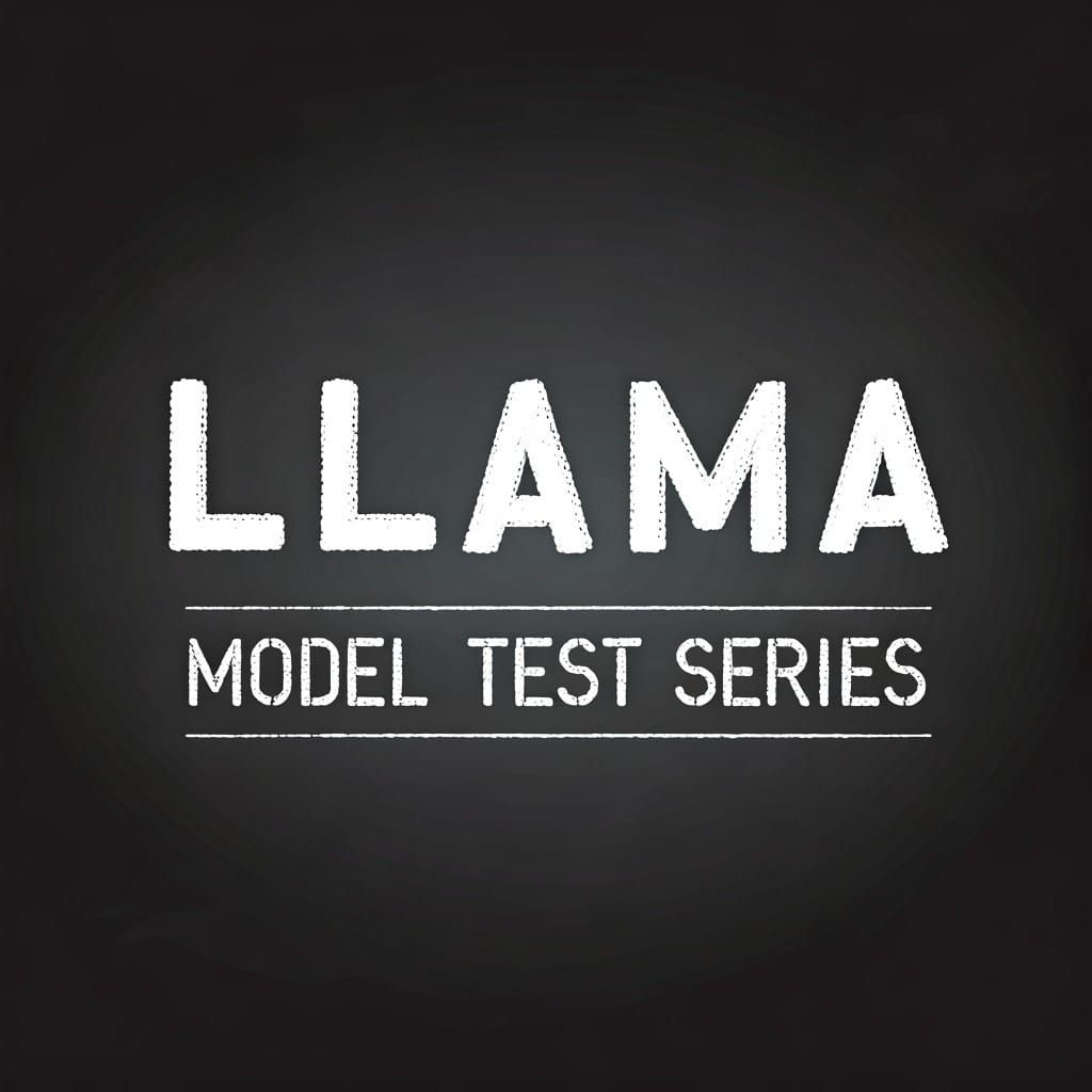 Chalk-Style LLAMA Model Test Series