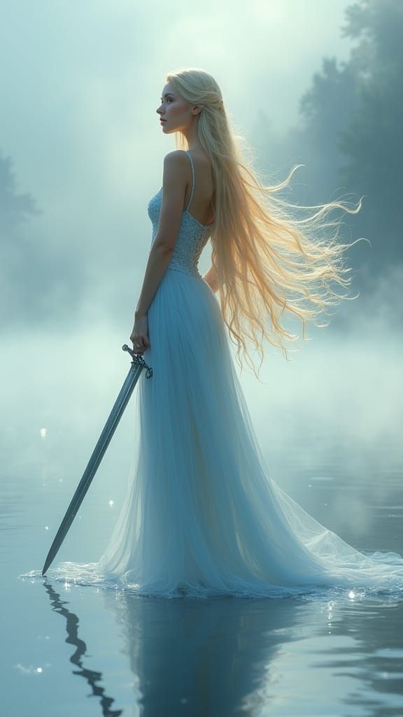 Ethereal Goddess of the Shimmering Lake