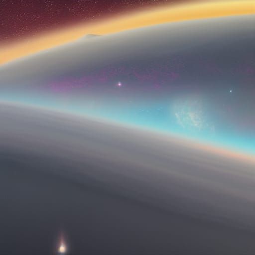 God Creates Universe: Fractal Oil Painting in 4K