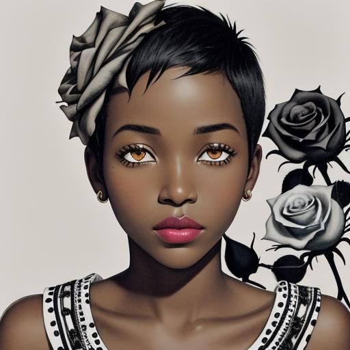 Girl With A Pixie Cut