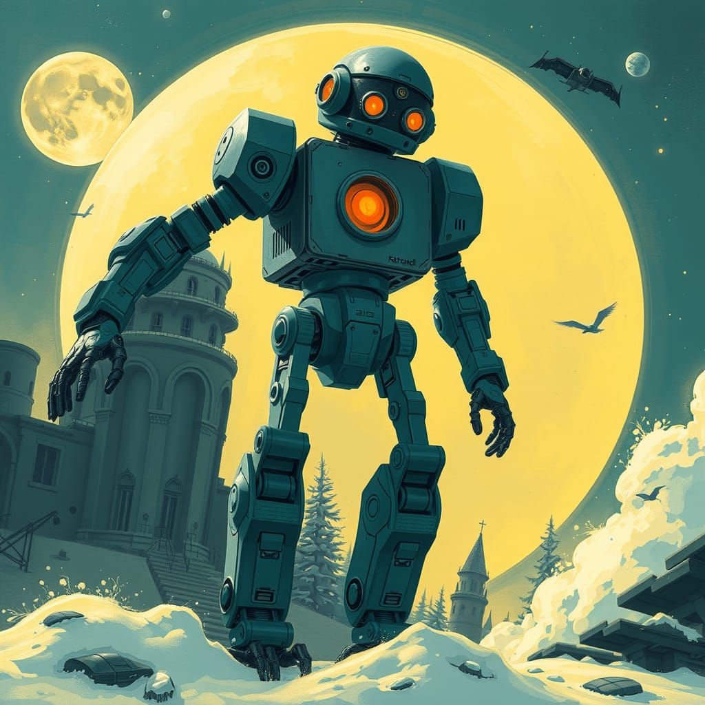 Robotic Nightmare Inspired by Sci-Fi