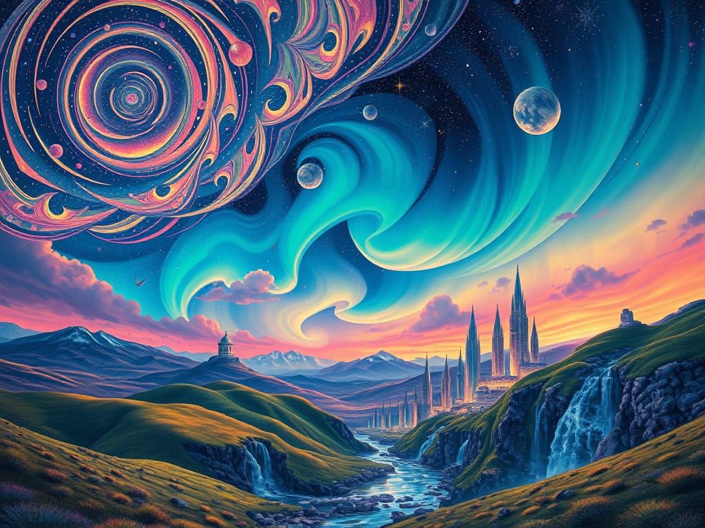 Ethereal Dreamscape of Whimsical Wonder