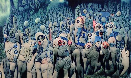 Surreal Alien Landscape Inspired by Fantastic Planet