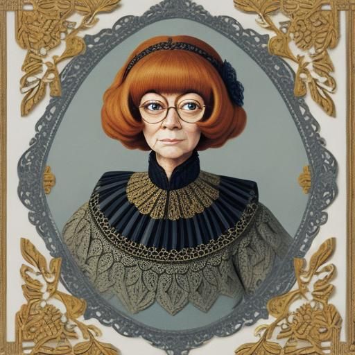 Detailed Portrait of Mrs. Beasley