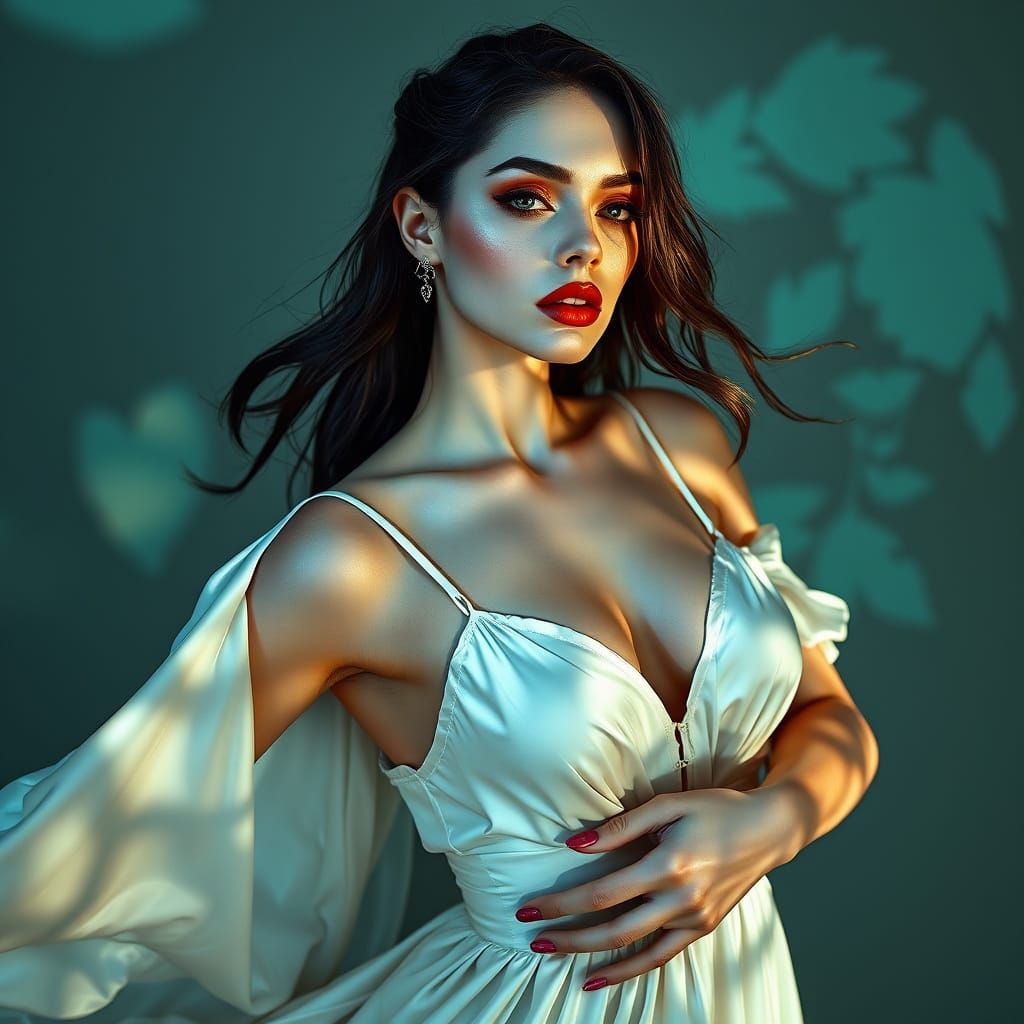 Gothic Beauty in Dreamlike Abstraction