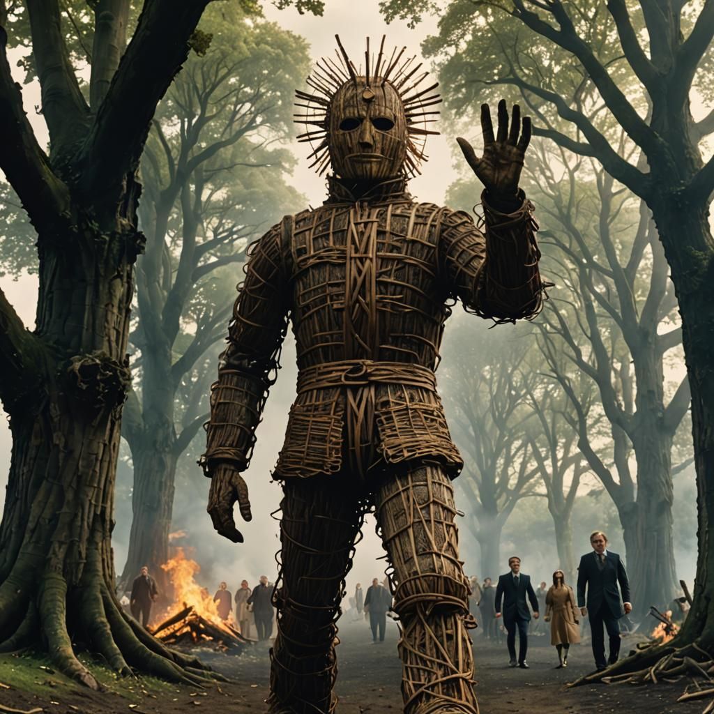 Image of a Wicker Man Figure
