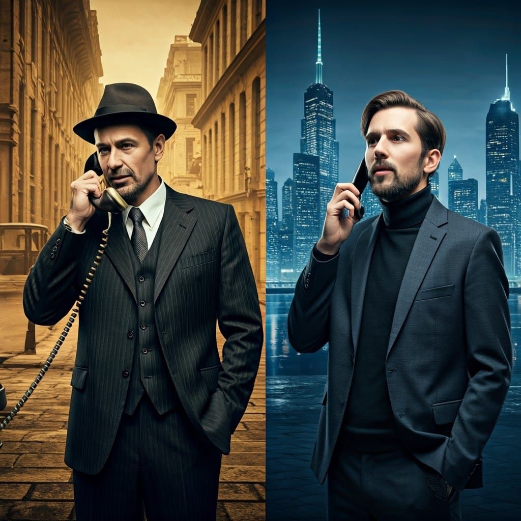 Timeless Dialogue: A Century Bridged in High Definition