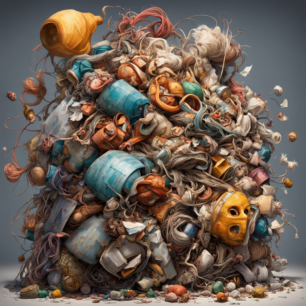 Psychological Nightmare Landscape in Dark Art Style