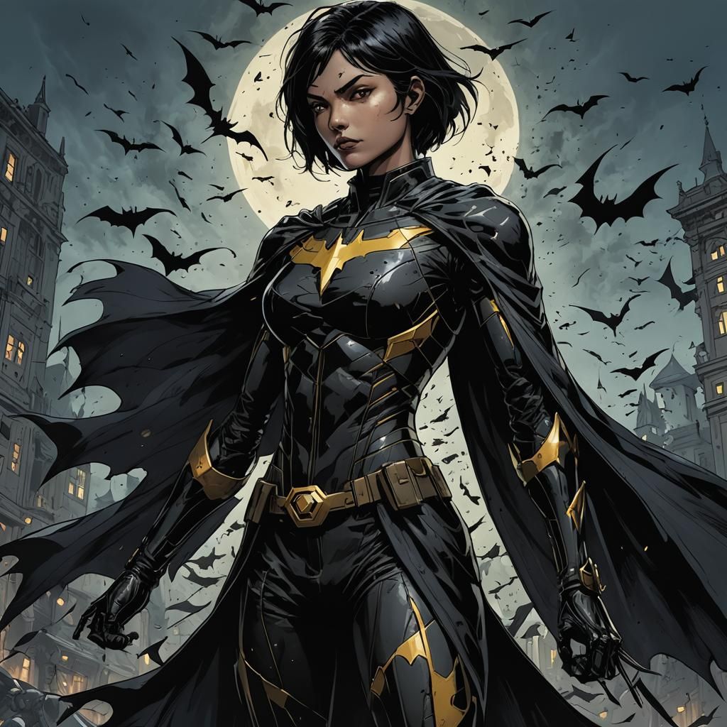 Dynamic Cassandra Cain Digital Illustration