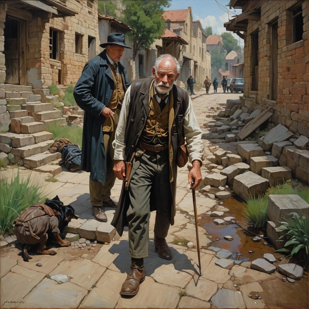 Oil Painting Captures the Cruelty of Rejection