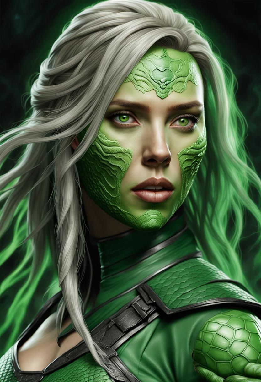 Khameleon Cosplay: Ultrarealistic Mortal Kombat Character