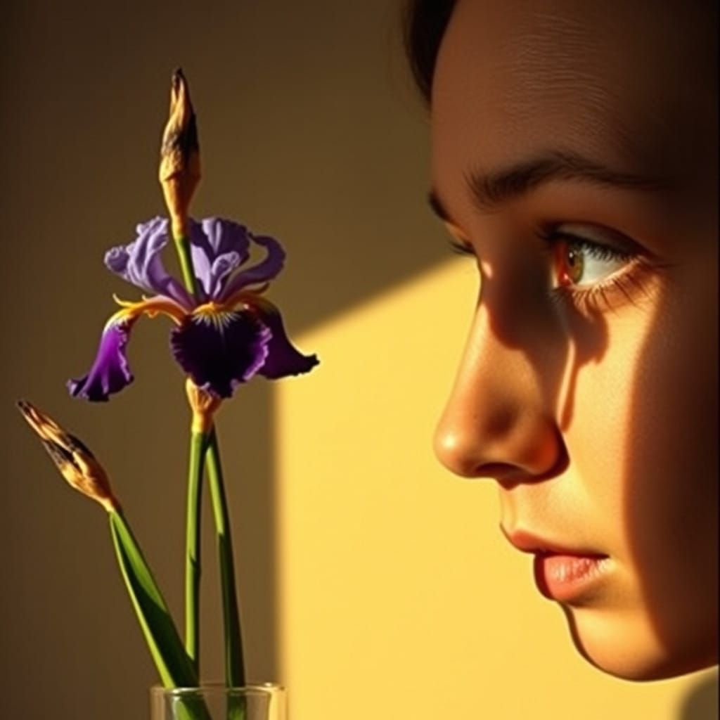 Wistful Gaze on Forgotten Beauty