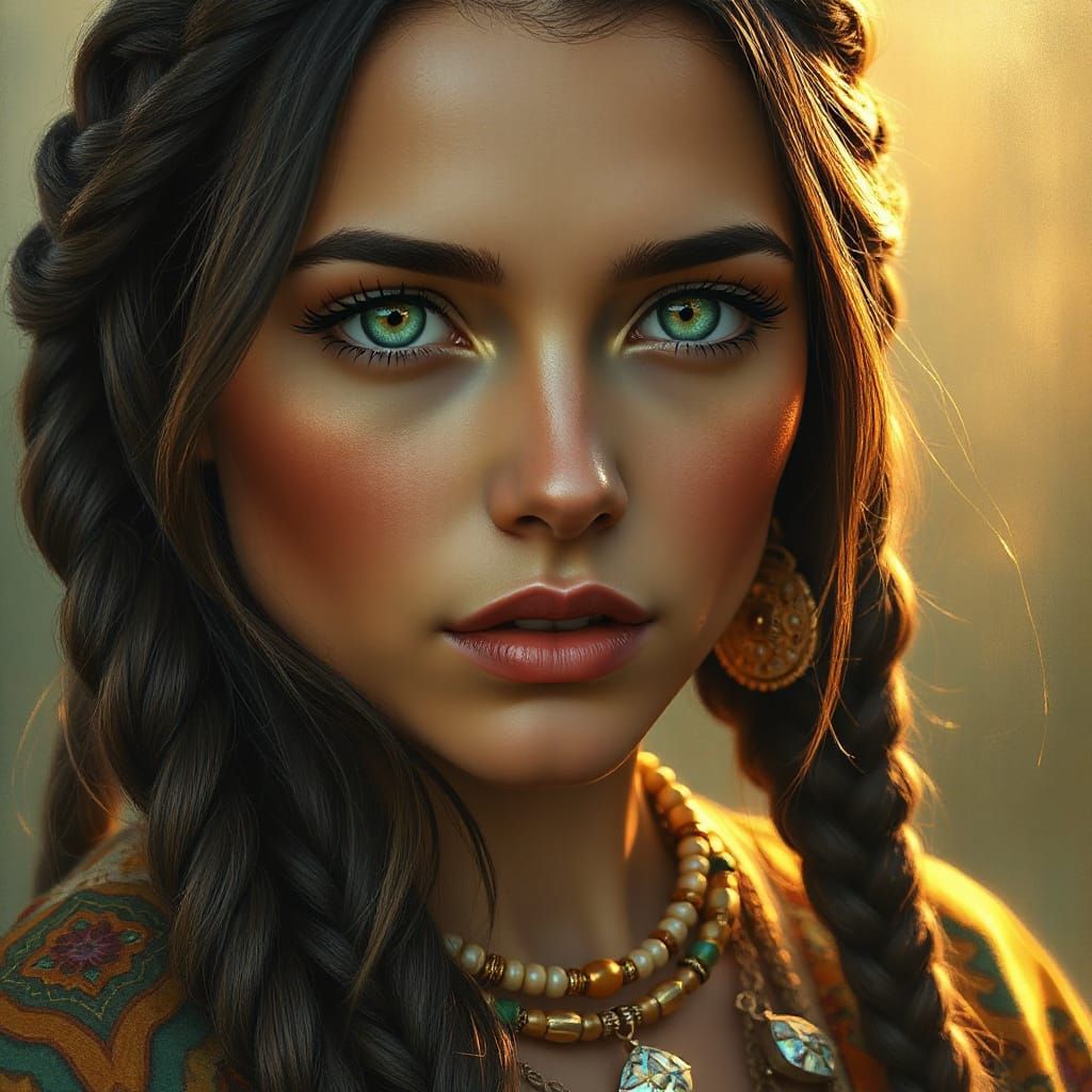 Emerald Green Eyes