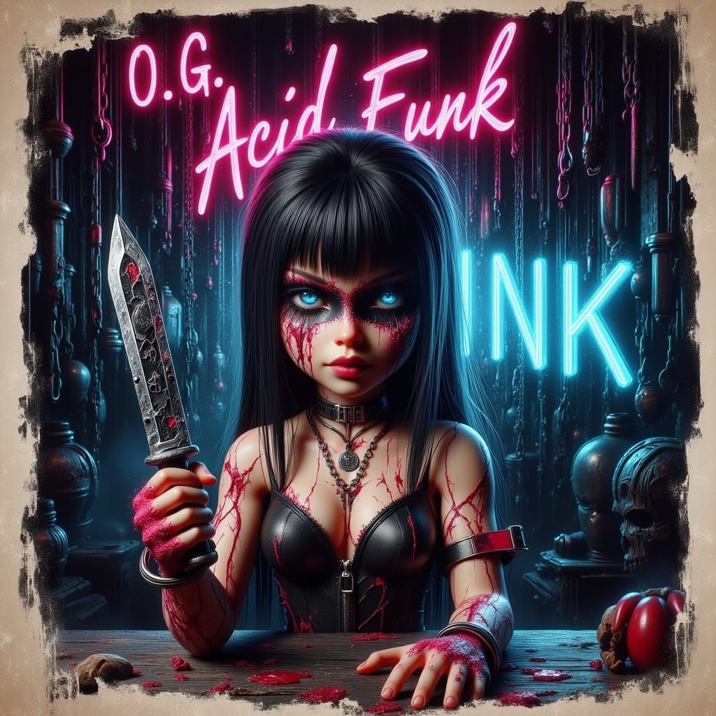 Psychedelic Surrealist Artwork in DIY Style