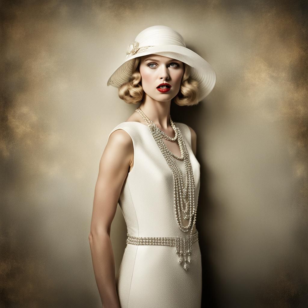 Roaring Twenties Portrait in Professional Photography Style