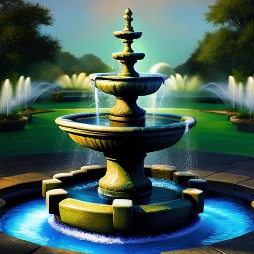 Enchanting Magical Fountain